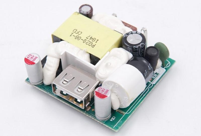 18wpd快充方案應(yīng)用實例MDY-08-ES小米USB-A口18W快充充電器PCBA板
